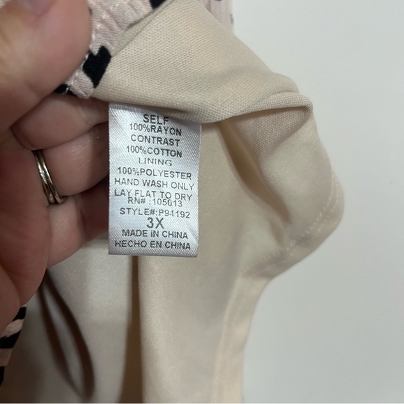 Giddy Up Glamour Dress Womens 3XL Multicolor Floral Lined Embroidered Leopard - Picture 4 of 9